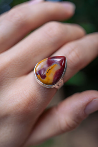 Mookaite Ancient Knowledge Ring